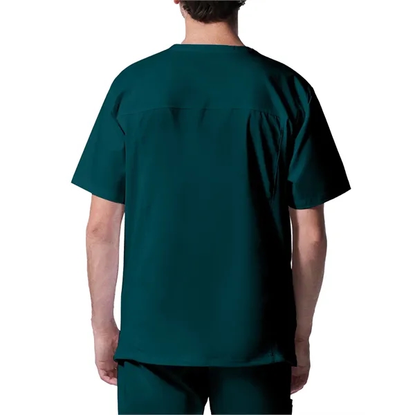 Landau ProFlex Men's Rib-Knit V-Neck Top... from ASI 86018 Scrub Authority / Uniform Stores