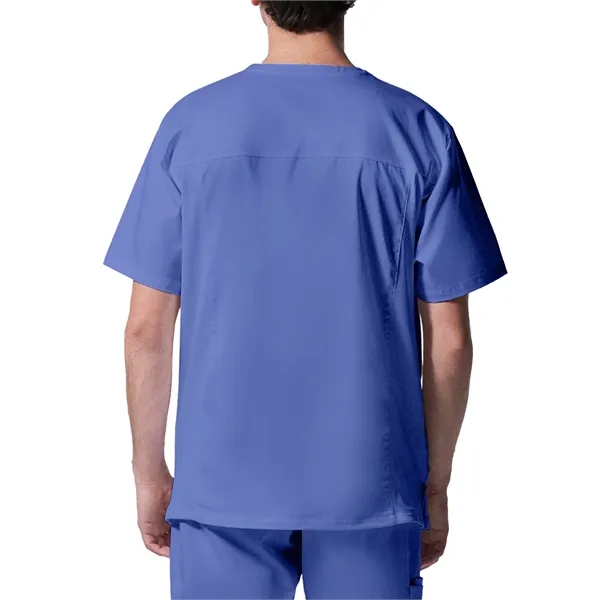 Landau ProFlex Men's Rib-Knit V-Neck Top... from ASI 86018 Scrub Authority / Uniform Stores
