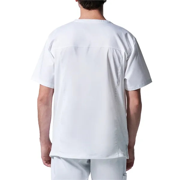 Landau ProFlex Men's Rib-Knit V-Neck Top... from ASI 86018 Scrub Authority / Uniform Stores