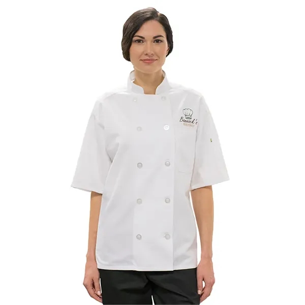 Edwards Industries - Unisex 10-Button Mesh-Back Chef Coat... from ASI 86018 Scrub Authority / Uniform Stores