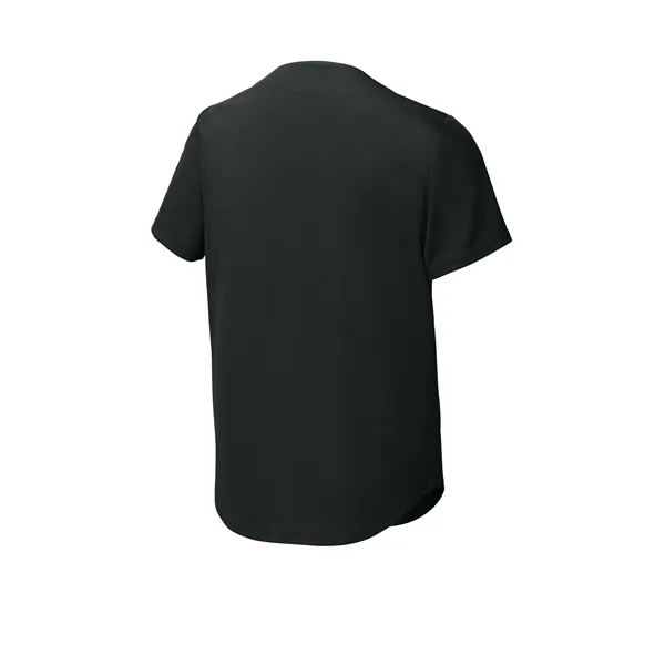 Sport-Tek Youth PosiCharge Tough Mesh Full-Button Jersey... from ASI 84863 SanMar