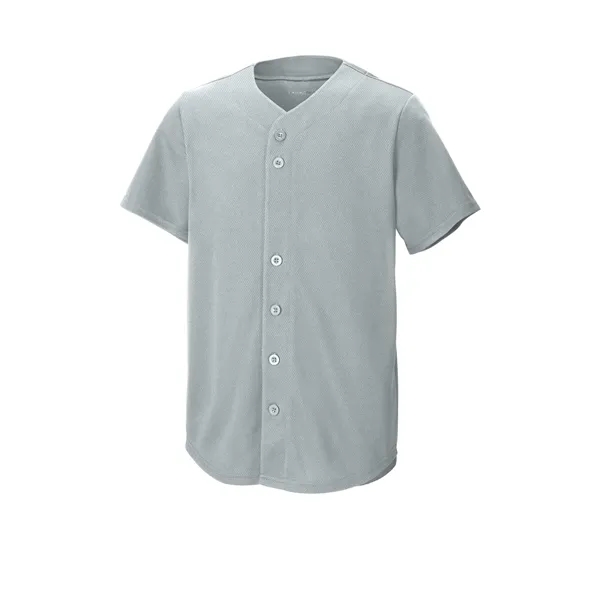 Sport-Tek Youth PosiCharge Tough Mesh Full-Button Jersey... from ASI 84863 SanMar