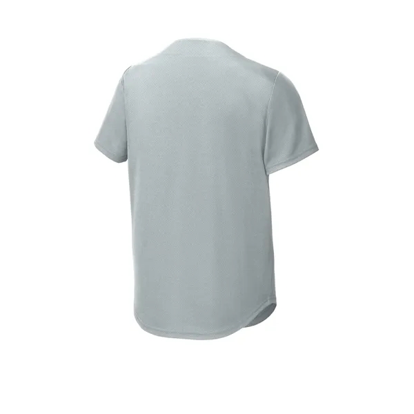 Sport-Tek Youth PosiCharge Tough Mesh Full-Button Jersey... from ASI 84863 SanMar