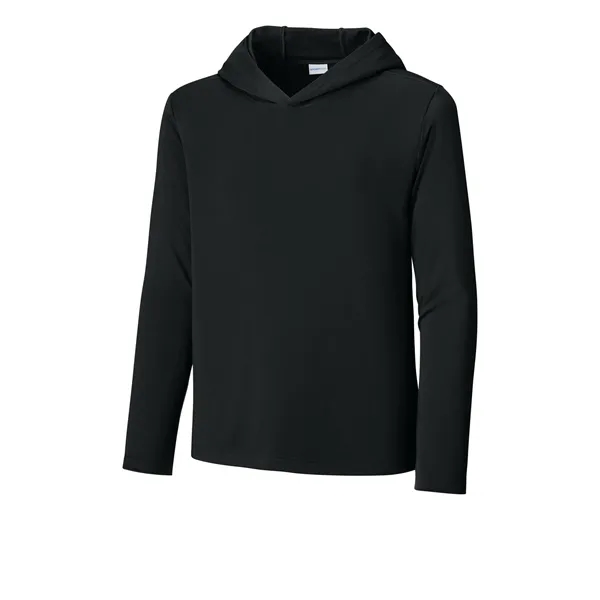 Sport-Tek Youth Posi-UV Pro Long Sleeve Hoodie... from ASI 84863 SanMar