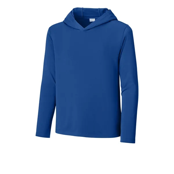 Sport-Tek Youth Posi-UV Pro Long Sleeve Hoodie... from ASI 84863 SanMar