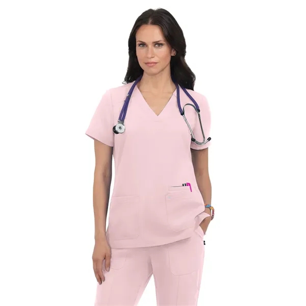 Koi Next Gen Hustle And Heart Top... from ASI 86018 Scrub Authority / Uniform Stores