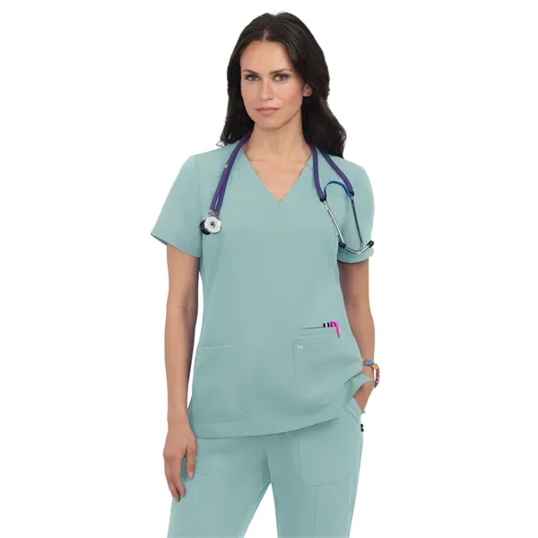 Koi Next Gen Hustle And Heart Top... from ASI 86018 Scrub Authority / Uniform Stores