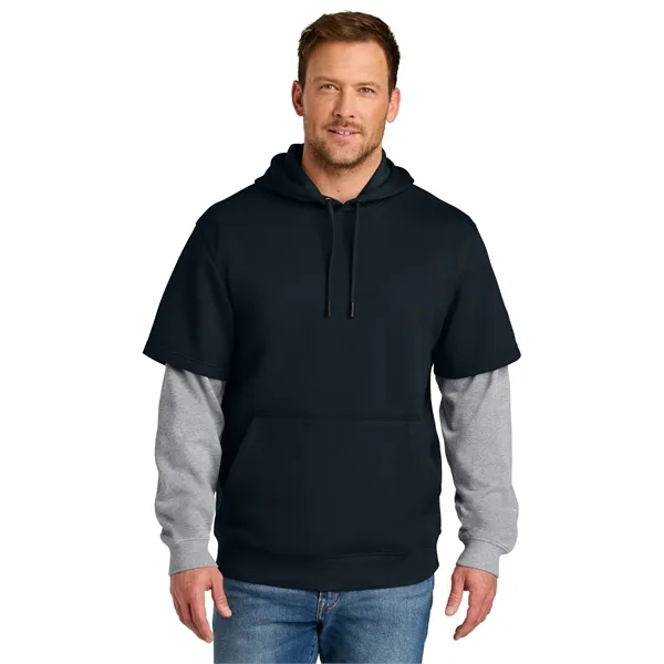 CornerStone Tough Fleece Layered Hoodie... from ASI 84863 SanMar
