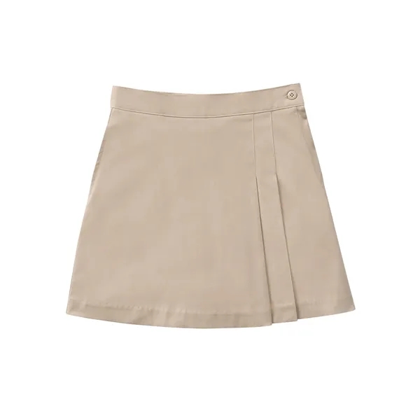 Classroom Uniforms Juniors Stretch Double Pleated Scooter... from ASI 86018 Scrub Authority / Uniform Stores