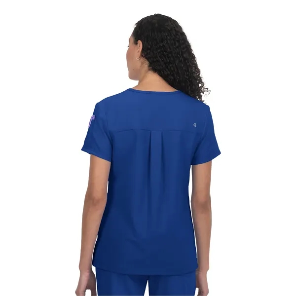 koi - Cureology - Women's 3-Pocket V-Neck Cardi Scrub Top... from ASI 86018 Scrub Authority
