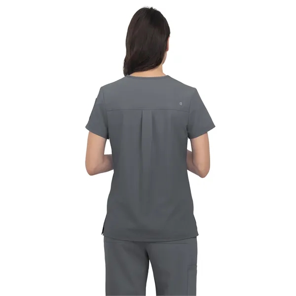 koi - Cureology - Women's 3-Pocket V-Neck Cardi Scrub Top... from ASI 86018 Scrub Authority