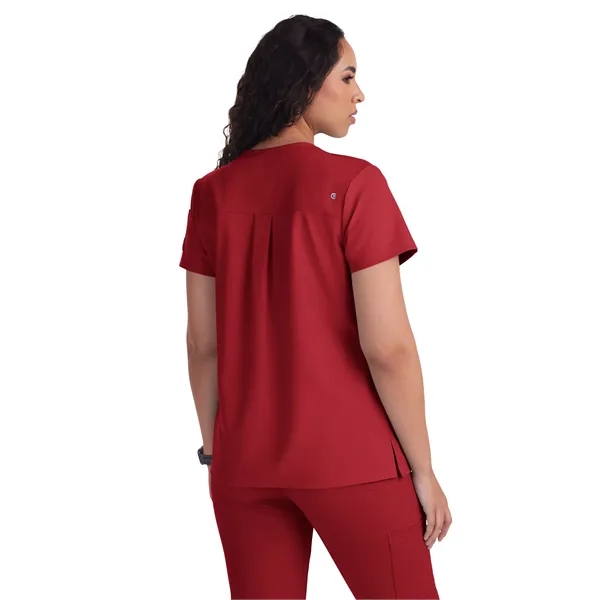 koi - Cureology - Women's 3-Pocket V-Neck Cardi Scrub Top... from ASI 86018 Scrub Authority