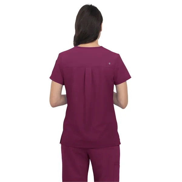 koi - Cureology - Women's 3-Pocket V-Neck Cardi Scrub Top... from ASI 86018 Scrub Authority