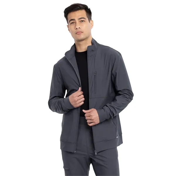 Cherokee Form Men's Zip Front Jacket... from ASI 86018 Scrub Authority / Uniform Stores