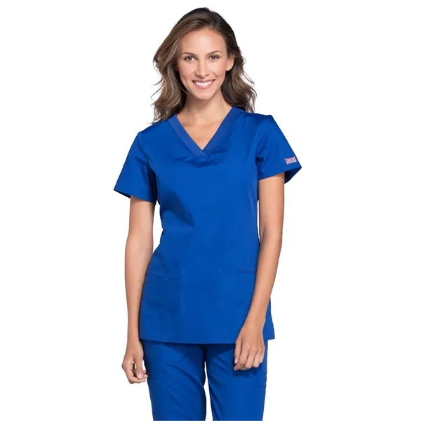 Cherokee Workwear Originals Women's V-Neck Top... from ASI 86018 Scrub Authority / Uniform Stores