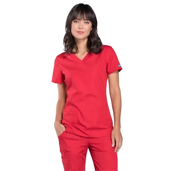Cherokee Workwear Originals Women's V-Neck Top... from ASI 86018 Scrub Authority / Uniform Stores