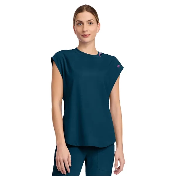Med Couture - AMP - Women's 2-Pocket Tuckable Scrub Top... from ASI 86018 Scrub Authority