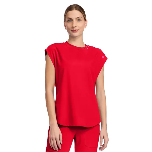 Med Couture - AMP - Women's 2-Pocket Tuckable Scrub Top... from ASI 86018 Scrub Authority