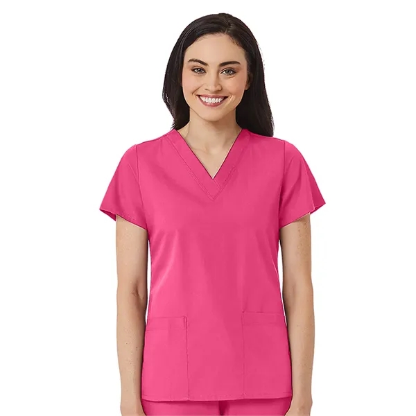 Maevn Red Panda V-Neck Two Pocket Top... from ASI 86018 Scrub Authority / Uniform Stores