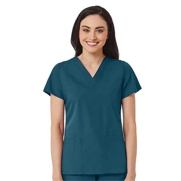 Maevn Red Panda V-Neck Two Pocket Top... from ASI 86018 Scrub Authority / Uniform Stores