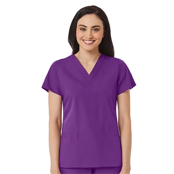 Maevn Red Panda V-Neck Two Pocket Top... from ASI 86018 Scrub Authority / Uniform Stores