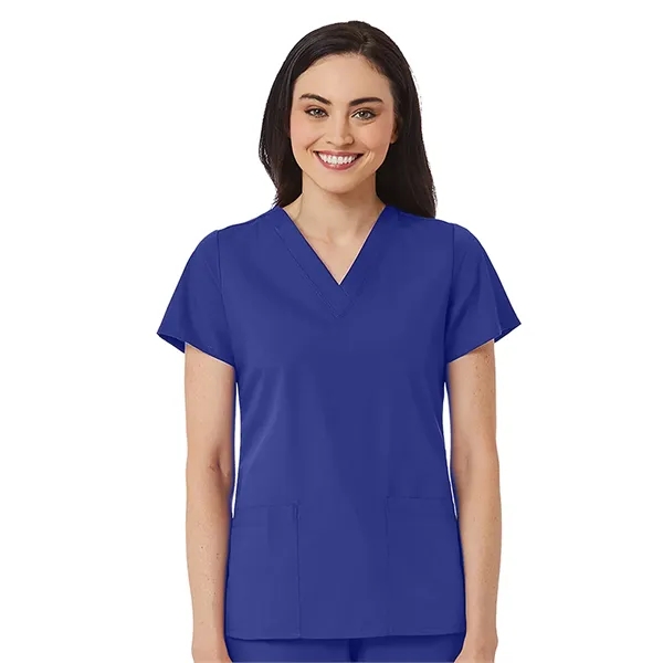 Maevn Red Panda V-Neck Two Pocket Top... from ASI 86018 Scrub Authority / Uniform Stores