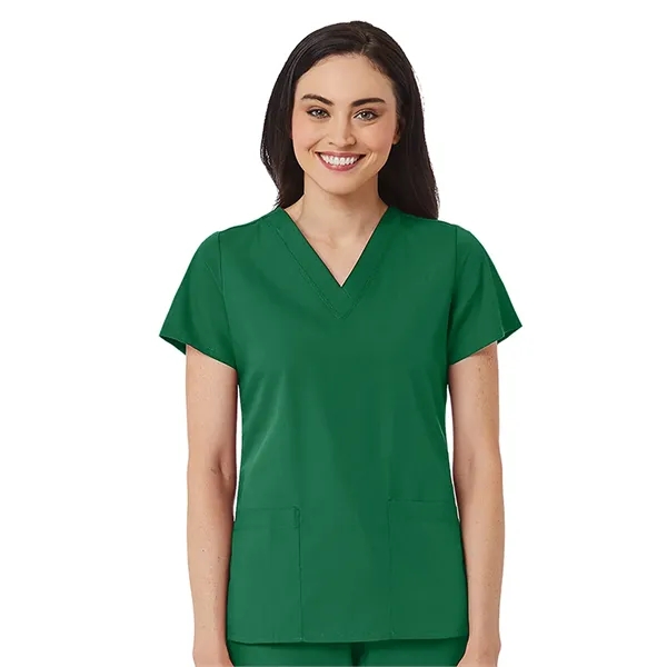 Maevn Red Panda V-Neck Two Pocket Top... from ASI 86018 Scrub Authority / Uniform Stores
