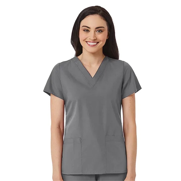 Maevn Red Panda V-Neck Two Pocket Top... from ASI 86018 Scrub Authority / Uniform Stores