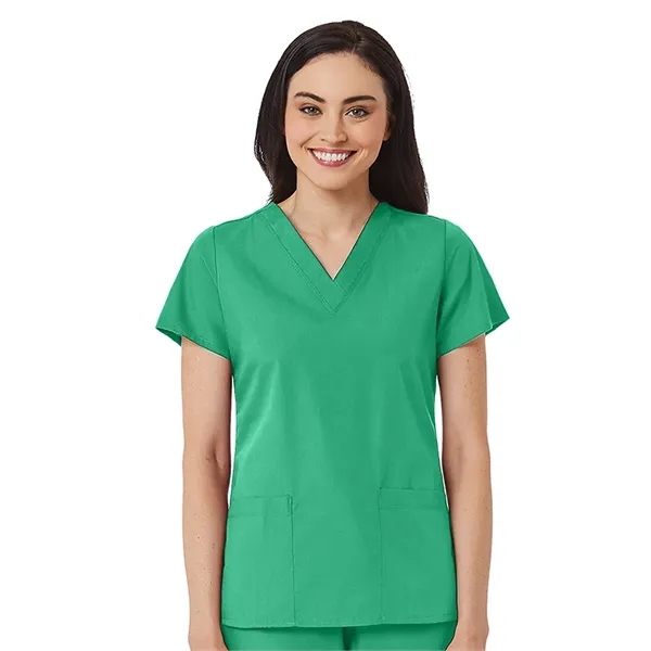 Maevn Red Panda V-Neck Two Pocket Top... from ASI 86018 Scrub Authority / Uniform Stores