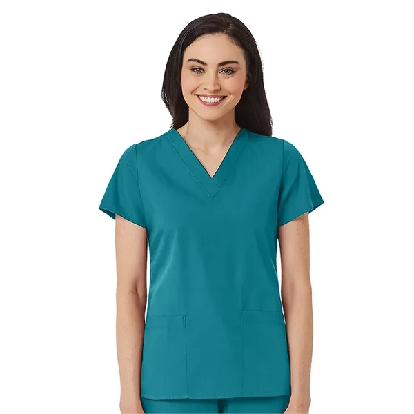 Maevn Red Panda V-Neck Two Pocket Top... from ASI 86018 Scrub Authority / Uniform Stores