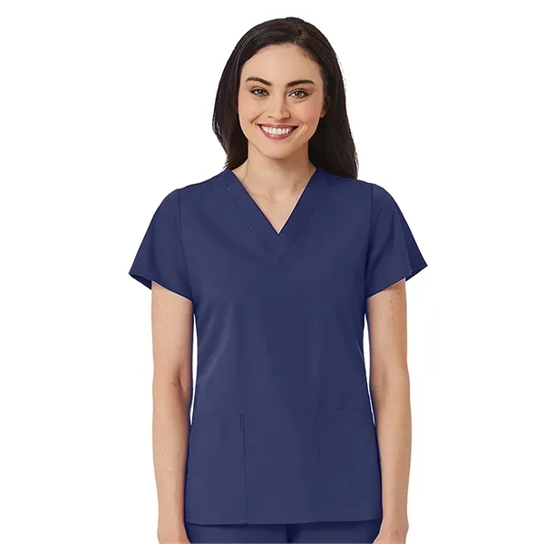 Maevn Red Panda V-Neck Two Pocket Top... from ASI 86018 Scrub Authority / Uniform Stores