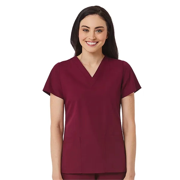 Maevn Red Panda V-Neck Two Pocket Top... from ASI 86018 Scrub Authority / Uniform Stores