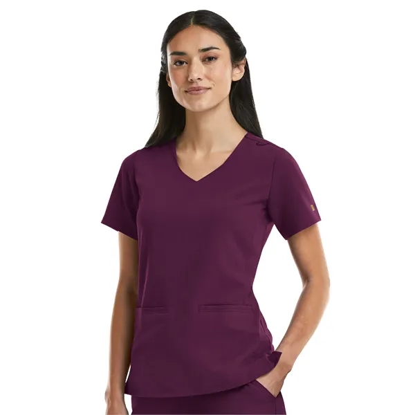 Maevn - Matrix Pro - Women's Two-Pocket Curved V-Neck Top... from ASI 86018 Scrub Authority / Uniform Stores
