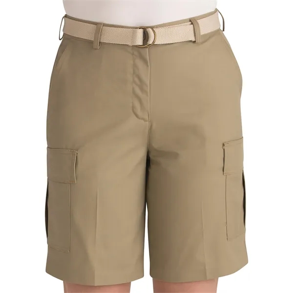 Edwards Bottoms - Women's Blended Chino Cargo Shorts... from ASI 86018 Scrub Authority / Uniform Stores