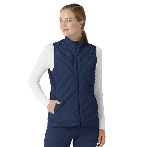 Wink Layers - Women's Six-Pocket Quilted Scrub Vest... from ASI 86018 Scrub Authority / Uniform Stores