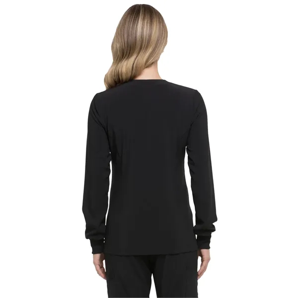 Dickies EDS Essentials Women's Snap Front Warm-up Jacket... from ASI 86018 Scrub Authority / Uniform Stores