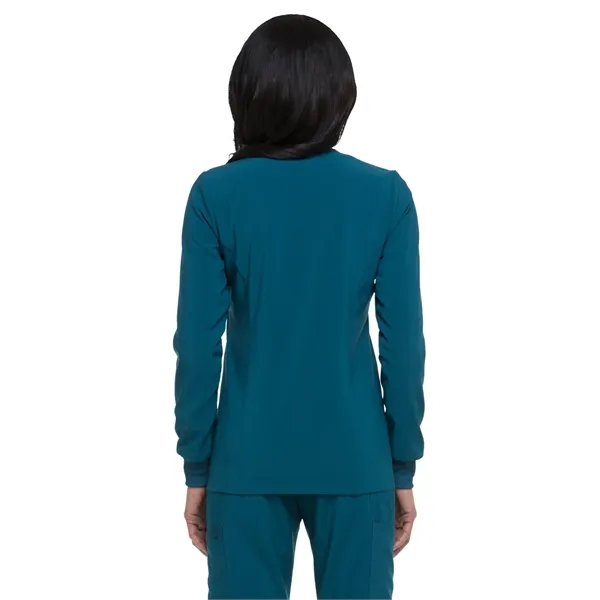 Dickies EDS Essentials Women's Snap Front Warm-up Jacket... from ASI 86018 Scrub Authority / Uniform Stores