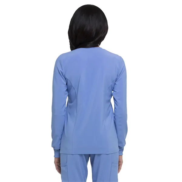 Dickies EDS Essentials Women's Snap Front Warm-up Jacket... from ASI 86018 Scrub Authority / Uniform Stores