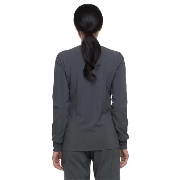 Dickies EDS Essentials Women's Snap Front Warm-up Jacket... from ASI 86018 Scrub Authority / Uniform Stores