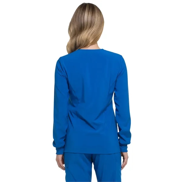 Dickies EDS Essentials Women's Snap Front Warm-up Jacket... from ASI 86018 Scrub Authority / Uniform Stores