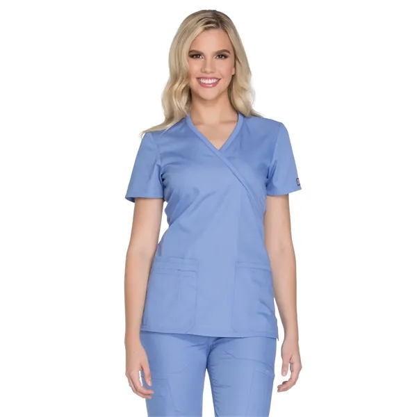 Workwear Originals Mock Wrap Top... from ASI 86018 Scrub Authority / Uniform Stores