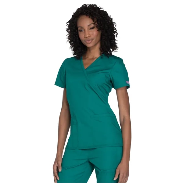 Workwear Originals Mock Wrap Top... from ASI 86018 Scrub Authority / Uniform Stores