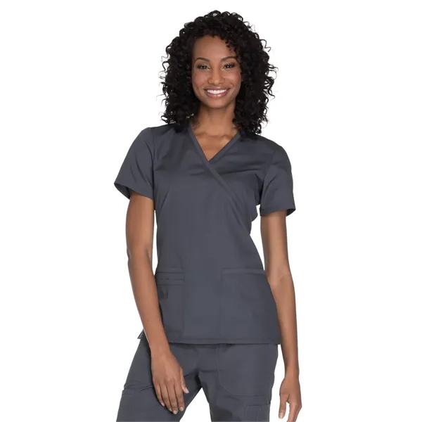 Workwear Originals Mock Wrap Top... from ASI 86018 Scrub Authority / Uniform Stores