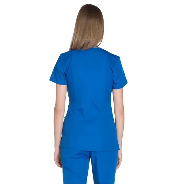 Workwear Originals Mock Wrap Top... from ASI 86018 Scrub Authority / Uniform Stores