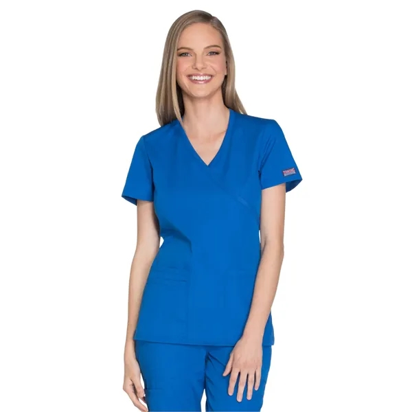 Workwear Originals Mock Wrap Top... from ASI 86018 Scrub Authority / Uniform Stores