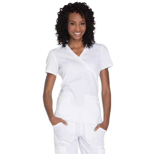 Workwear Originals Mock Wrap Top... from ASI 86018 Scrub Authority / Uniform Stores