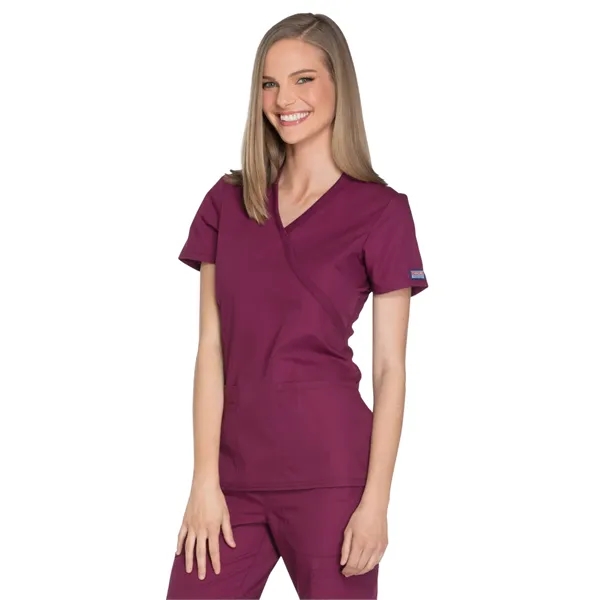 Workwear Originals Mock Wrap Top... from ASI 86018 Scrub Authority / Uniform Stores