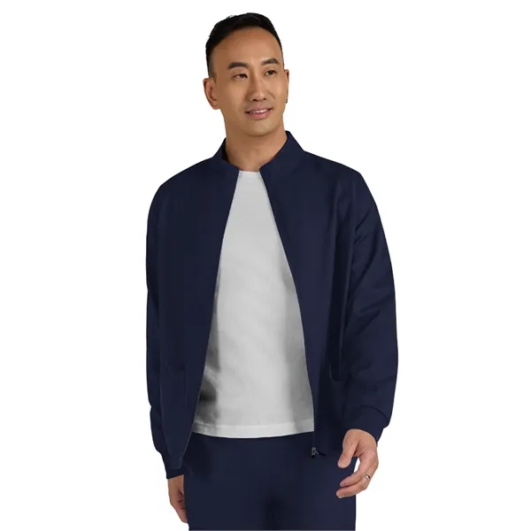 koi - Cureology - Men's 3-Pocket Zipper-Front Alpha Scrub...... from ASI 86018 Scrub Authority / Uniform Stores