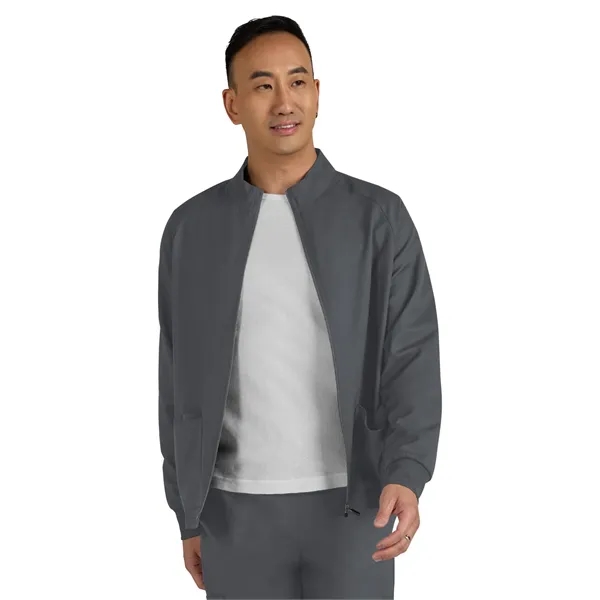 koi - Cureology - Men's 3-Pocket Zipper-Front Alpha Scrub...... from ASI 86018 Scrub Authority / Uniform Stores