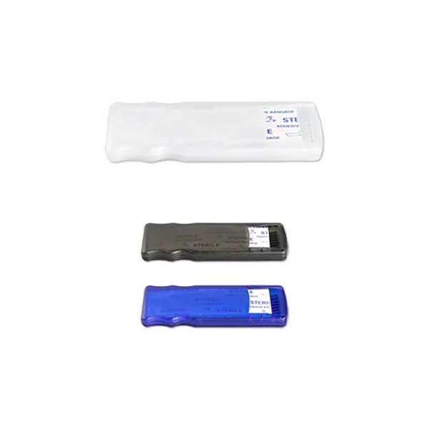 4 3/8" x 1 5/8" plastic bandage dispenser with 5 bandages.... from ASI 98360 WOWLine